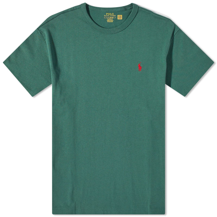 Ralph Lauren Men's Green Heavyweight T-Shirt