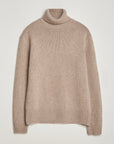 Ralph Lauren Mens Rollneck Knit Oak Brown In Brown