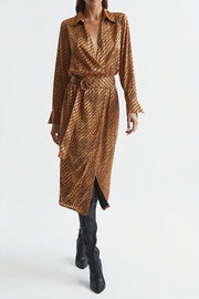 Emily Devoure Dress in Bronze