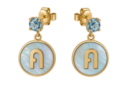 FURLA STONES PENDANT EARRINGS IN ARTEMISIA