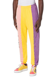 Fleece Joggers in Stone Multi