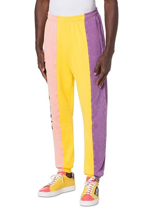 Fleece Joggers in Stone Multi