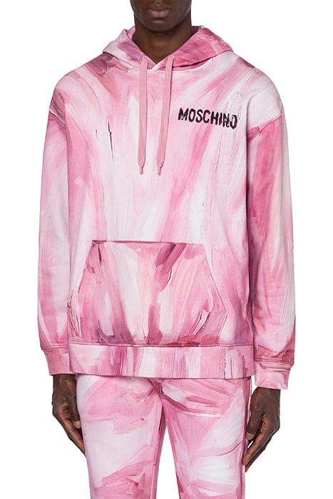 Painting Hoodie in Pink