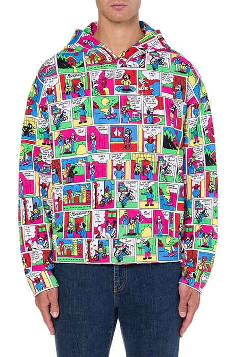 Moschino Comics Hoodie in Multicolour