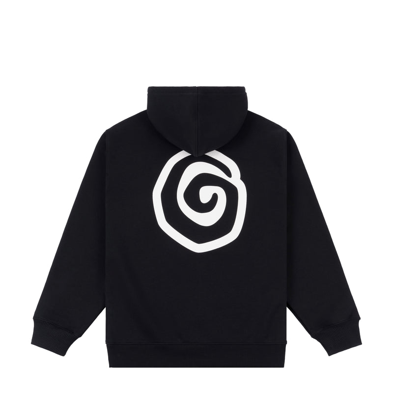 Mens Ostrya Core Logo Hoodie In Black