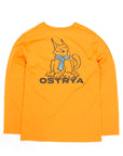 Mens Ostrya Lynx Long Sleeve Equi-T Safety Shirt In Orange