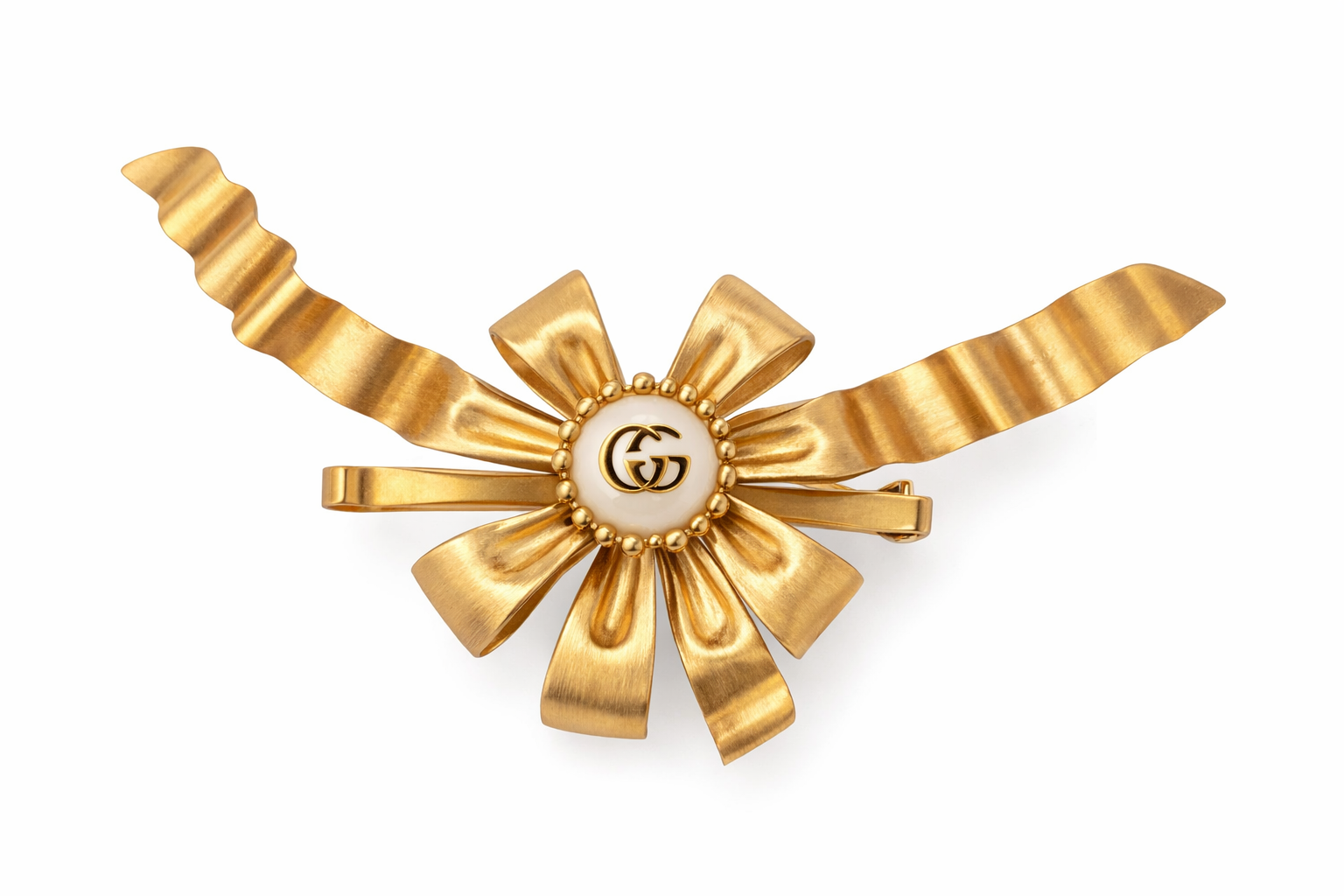 Gucci Womens Hair Accessories in Gold Plated