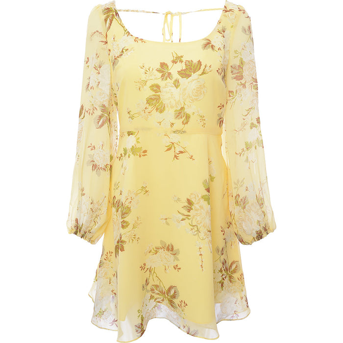 Warehouse Womens Dress in Yellow