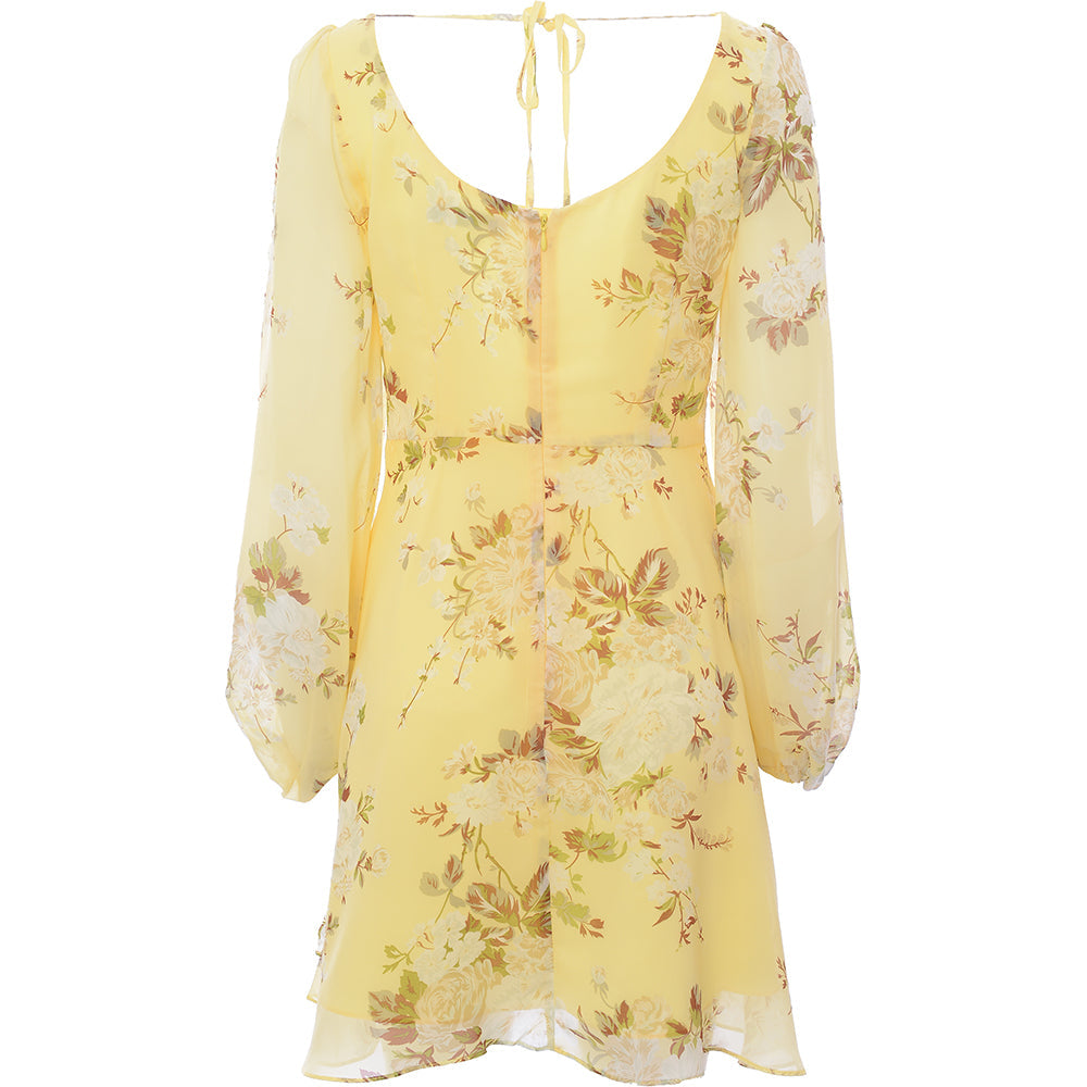 Warehouse Womens Dress in Yellow