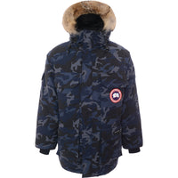 Mens Canada Goose Expedition Parka in Navy