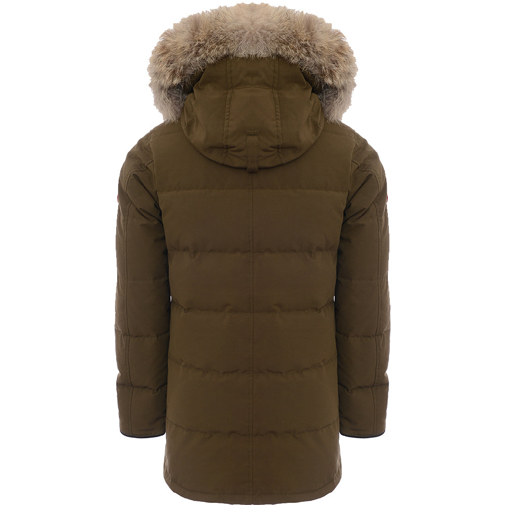 Mens Canada Goose Carson Parka in Green Sale Lab UK