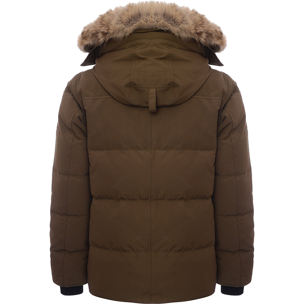 Mens Canada Goose Wyndham Parka in Green