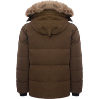 Mens Canada Goose Wyndham Parka in Green