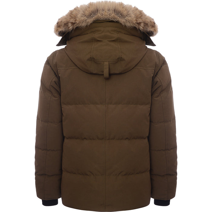 Mens Canada Goose Wyndham Parka in Green