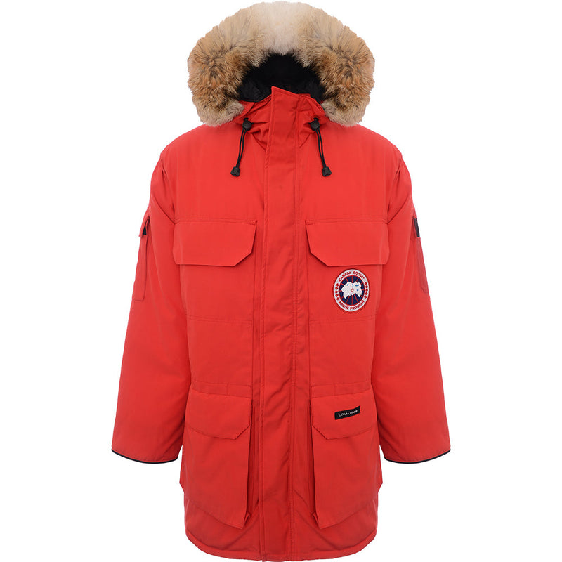 Mens Canada Goose Expedition Parka in Red