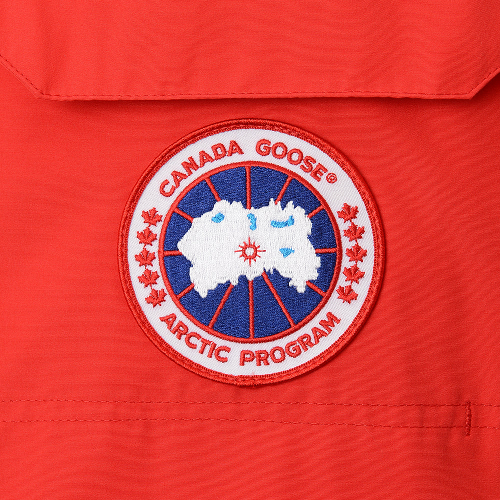 Mens Canada Goose Expedition Parka in Red