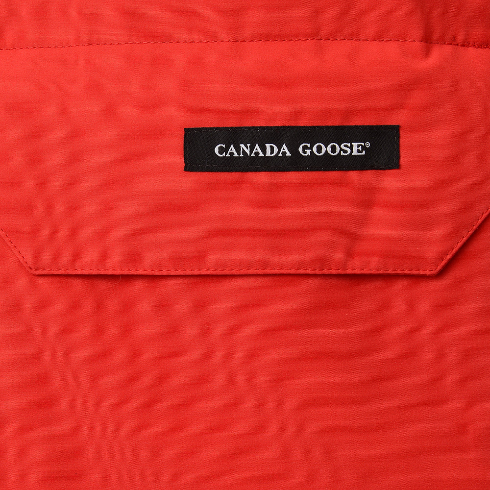 Mens Canada Goose Expedition Parka in Red