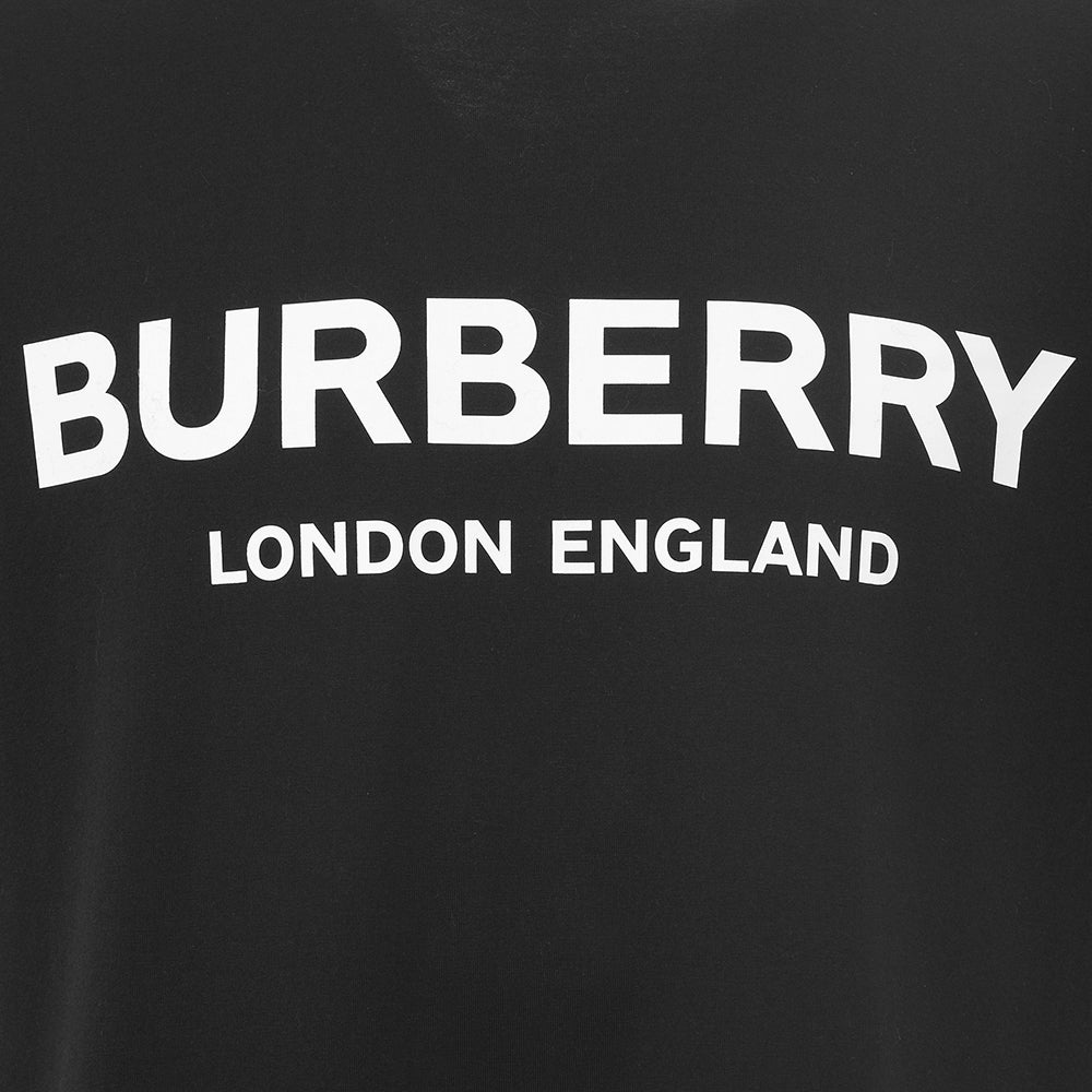 Mens Burberry Letchford Logo T-Shirt in Black