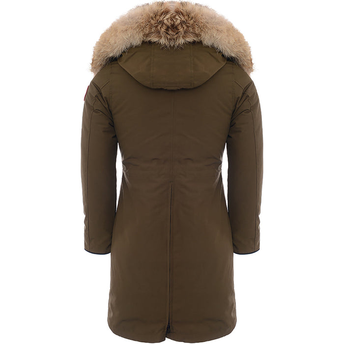 Womens Canada Goose Rossclair Parka in Green