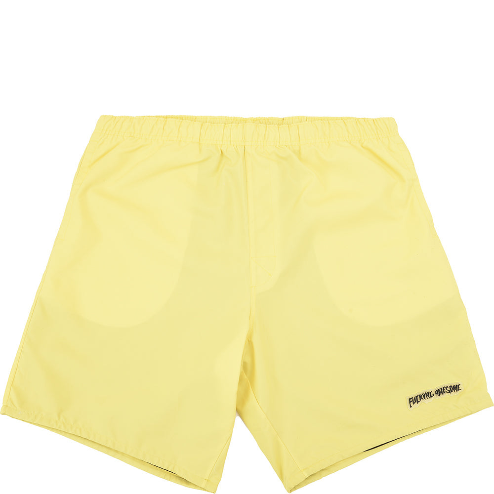 Mens FKN Awesome Hiking Shorts in Yellow