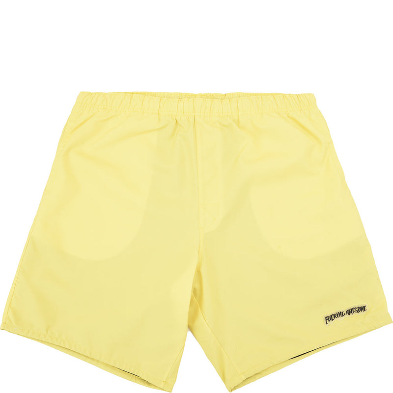 Mens FKN Awesome Hiking Shorts in Yellow