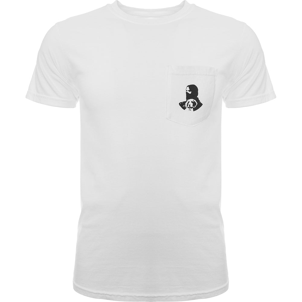 Mens FKN Awesome Protection Pocket T-Shirt in White