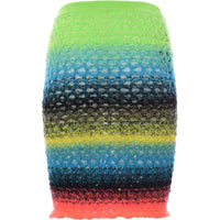 Womens AGR Lace Mohair Mini Skirt in Multicoloured