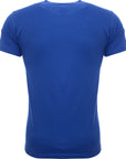 Mens FKN Awesome Dill Cut Up Logo T-Shirt in Cobalt