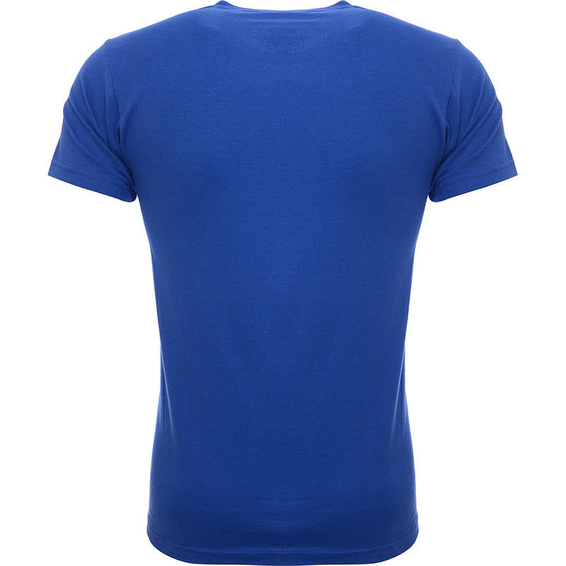 Mens FKN Awesome Dill Cut Up Logo T-Shirt in Cobalt