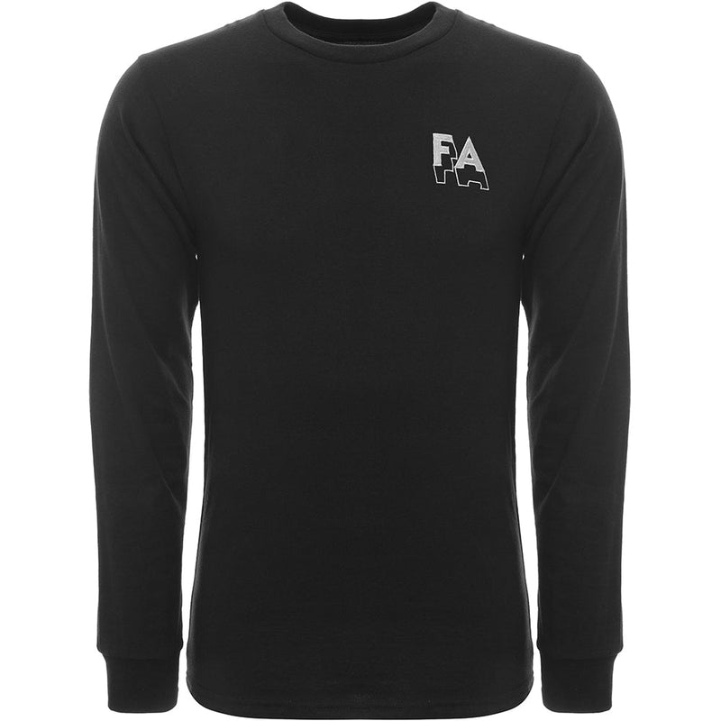 Mens FKN Awesome Long Sleeve FA 3D T-Shirt in Black