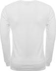 Mens FKN Awesome Long Sleeve FA 3D T-Shirt in White