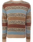 Mens FKN Awesome Inverted Wanto Crew Knit in Tan