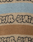 Mens FKN Awesome Inverted Wanto Crew Knit in Tan