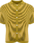 Mens FKN Awesome Acid Hairy Club Shirt in Moss