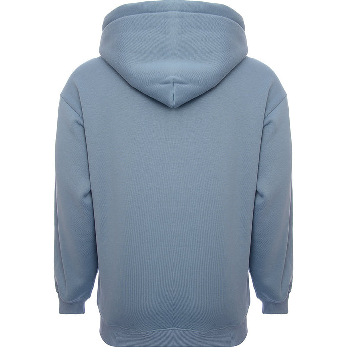 Mens FKN Awesome Dill Cut Up Logo Hoodie in Blue