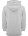 Mens FKN Awesome Dill Cut Up Logo Hoodie in Grey