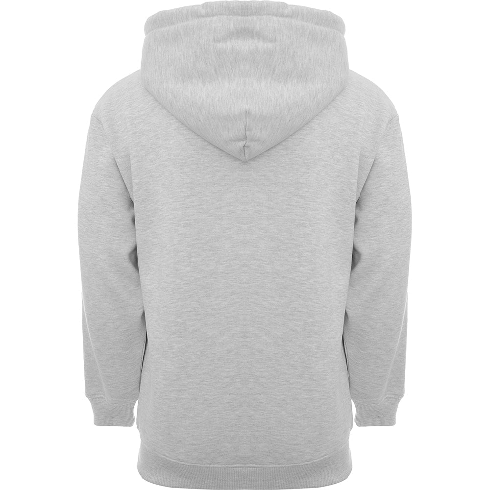 Mens FKN Awesome Dill Cut Up Logo Hoodie in Grey