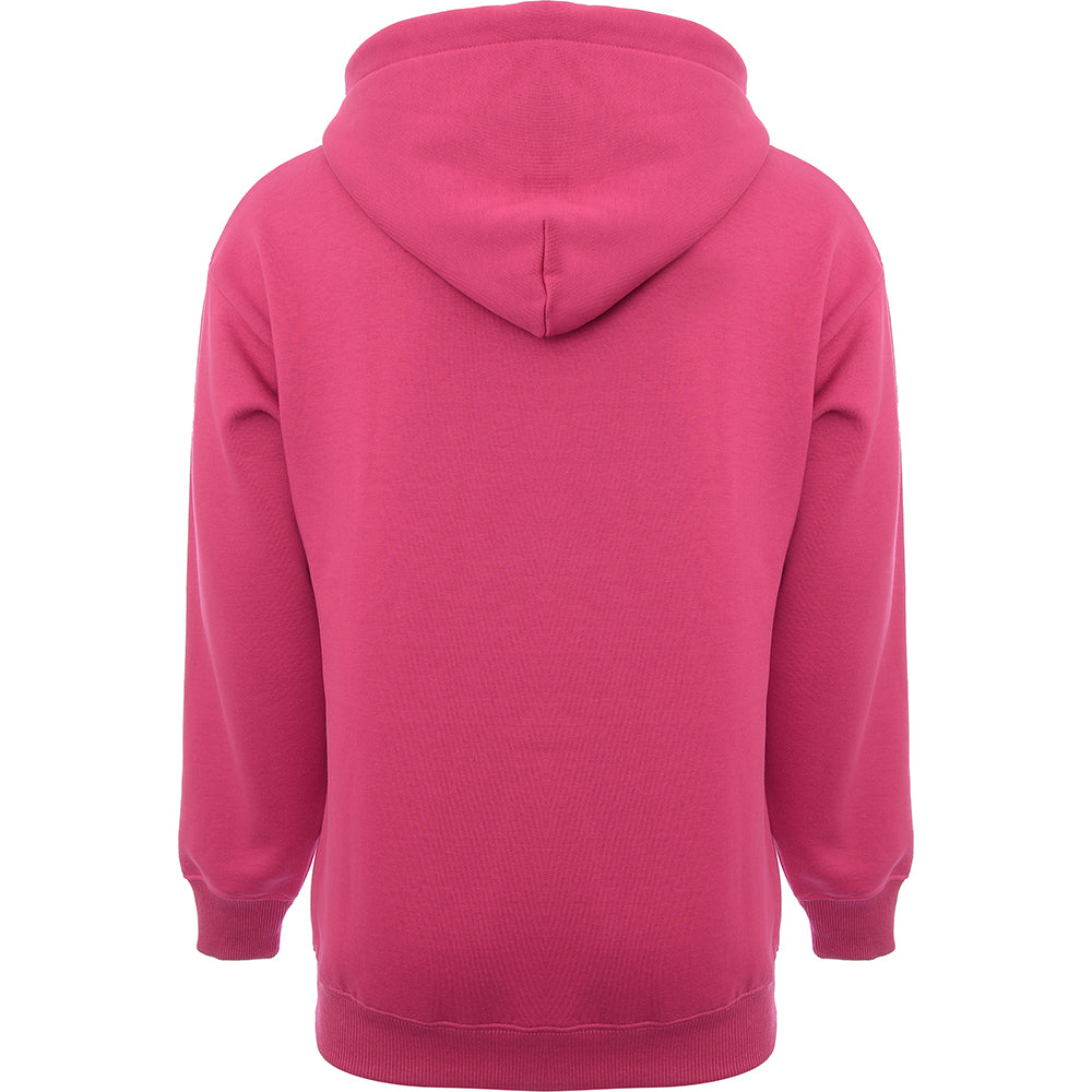 Mens FKN Awesome Dill Cut Up Logo Hoodie in Magenta