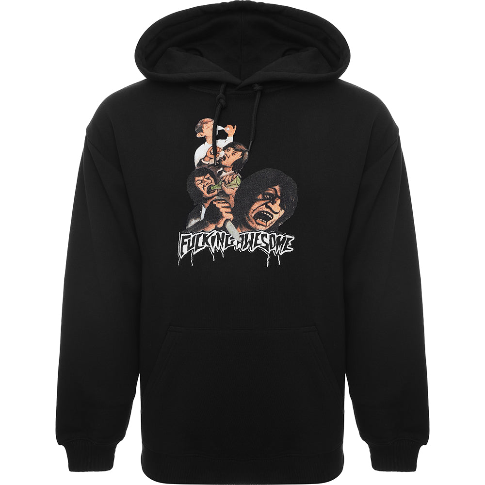 Mens FKN Awesome Jeckyll Hoodie in Black