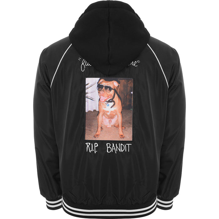 Mens FKN Awesome R.I.P. Bandit Bomber Jacket in Black