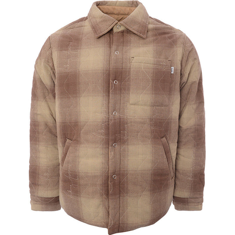 Mens FKN Awesome Reversible Flannel Jacket in Brown