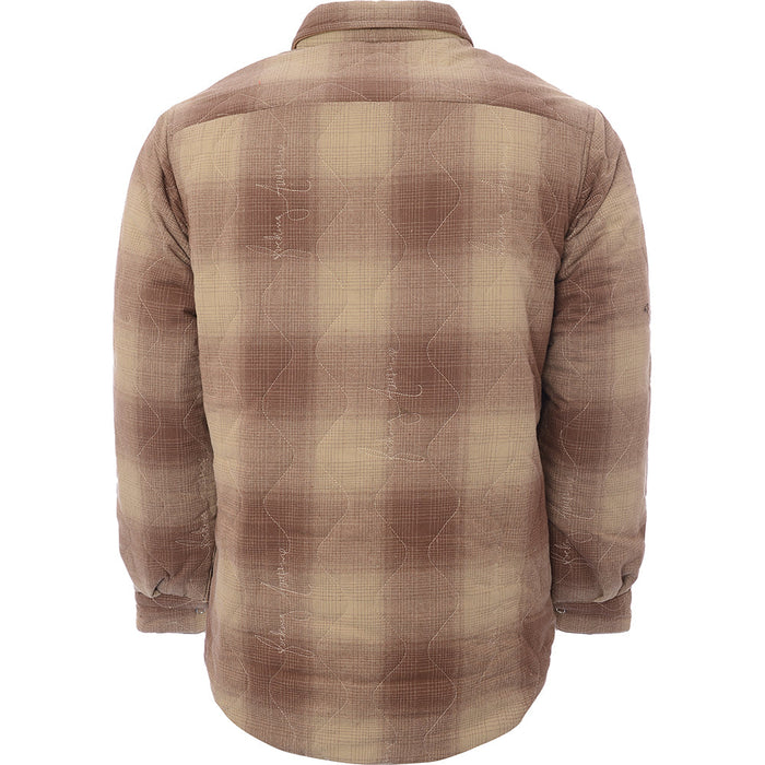 Mens FKN Awesome Reversible Flannel Jacket in Brown