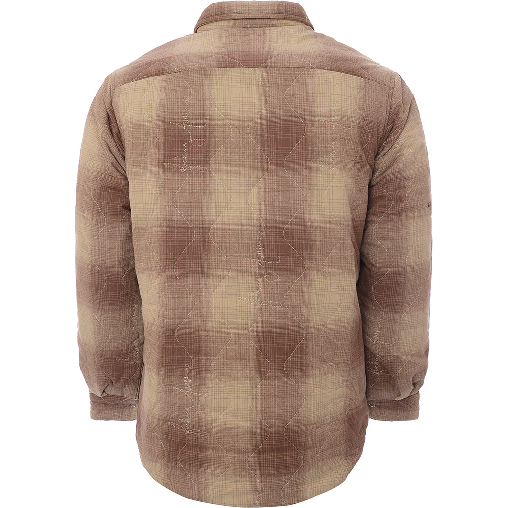 Mens FKN Awesome Reversible Flannel Jacket in Brown