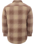 Mens FKN Awesome Reversible Flannel Jacket in Brown