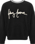 Mens FKN Awesome Pilled Cursive Crew Sweat in Black