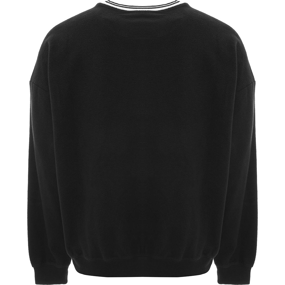 Mens FKN Awesome Pilled Cursive Crew Sweat in Black