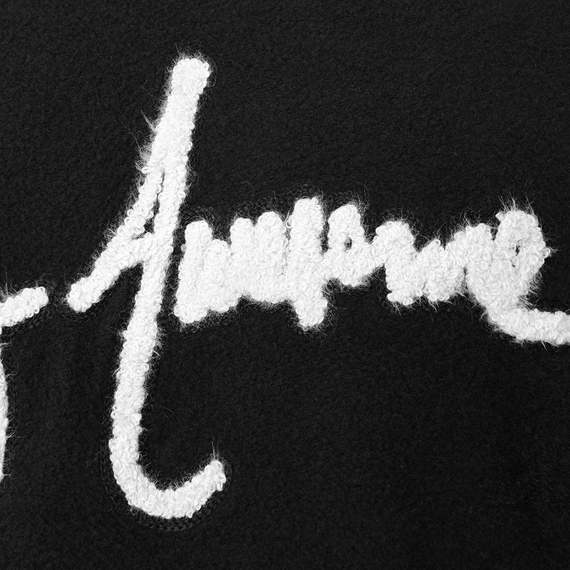 Mens FKN Awesome Pilled Cursive Crew Sweat in Black