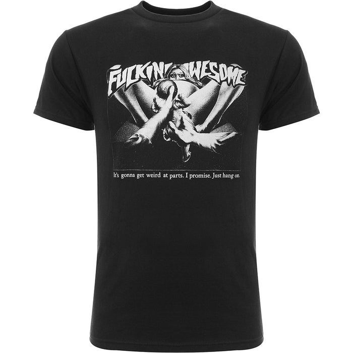 Mens FKN Awesome Birth T-Shirt in Black