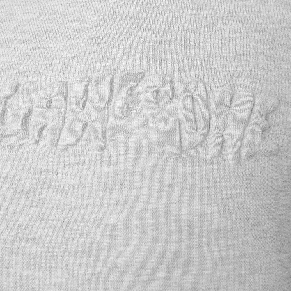 Mens FKN Awesome Stamp Embossed Crew Sweat in Grey