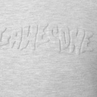 Mens FKN Awesome Stamp Embossed Crew Sweat in Grey